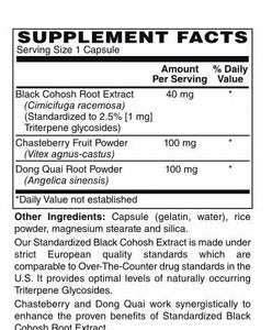 Black Cohosh 40 mg Extract Plus - European Standardized