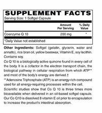 CoEnzyme Q-10 200 mg Softgels