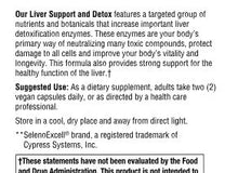 Liver Support and Detox Vegetarian Capsules