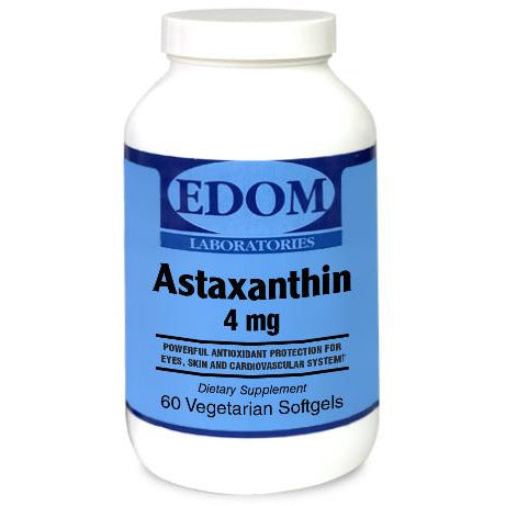 Astaxanthin is one of nature’s most potent antioxidants and free radical scavengers. It has the unique ability to cross the brain/blood barrier into cells in the eye and the nervous system, and is capable of preventing oxidative damage to both kinds of tissues. Astaxanthin is many times more potent than many common antioxidants, including Vitamins C and E, and beta carotene. In fact, one scientific study showed that astaxanthin is 6000 times better at neutralizing singlet oxygen free radical than Vitamin C.