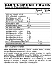 100 Billion Probiotic Vegetarian Capsules