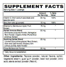 Elderberry Zinc Lozenge