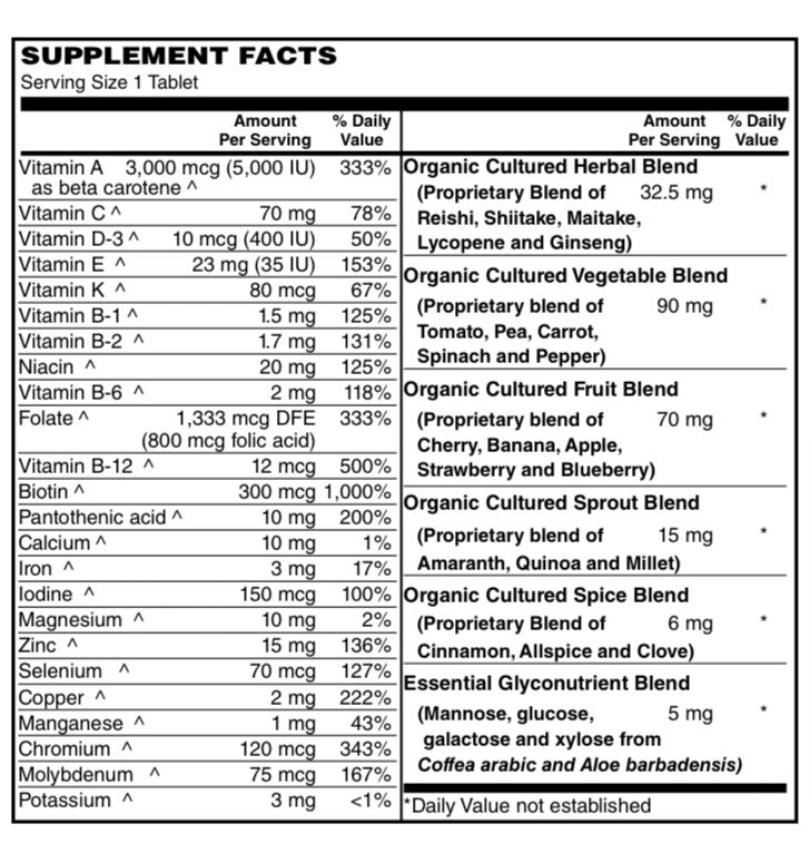 acetyl l carnitine benefits for females One Daily Whole Food Multi – Essential Nutrients & Organic Blends Patient Price 3 Bottles 60 Save 10%