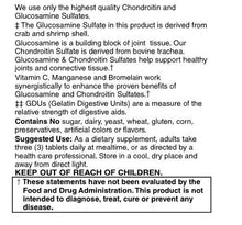 Glucosamine & Chondroitin Sulfate Plus Tablets