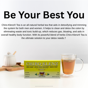 Glenz Tea Chiro-Klenz® Tea Lemon - colon detox diet tea - edom laboratrories ...