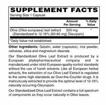 Olive Leaf 500 mg Capsules