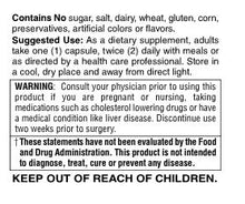 Red Yeast Rice 600 mg Organic Vegetarian Capsules