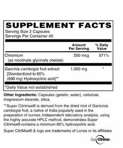 Super CitriMax™ Capsules (Garcinia Cambogia)