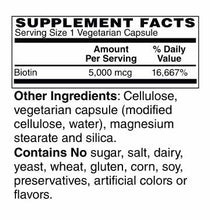 Biotin 5,000 mcg Capsules