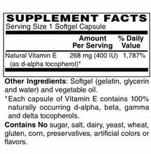 Vitamin E-400 (mixed tocopherols) Softgels
