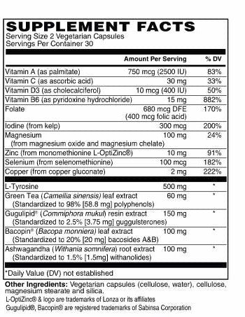 Thyroid Support Vegetarian Capsules