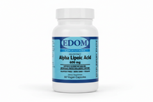 Edom Laboratories High Potency Alpha Lipoic Acid 600mg – 60 Vegan Capsules, Gluten Free, Non-GMO