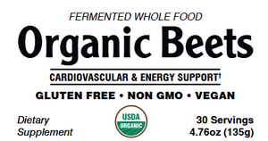 Fermented Whole Food Organic Beets