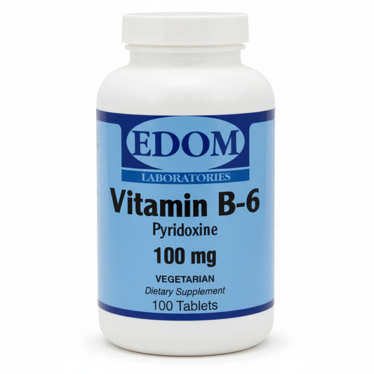 Vitamin B-6 bottle vegetarian