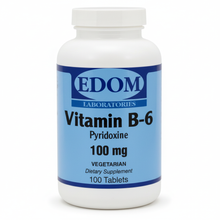 Vitamin B-6 bottle vegetarian