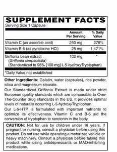 L-5-HTP 100 mg Capsules