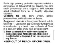 20 Billion Probiotic Vegetarian Capsules