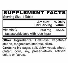 Vitamin C-500 with Rose Hips Tablets