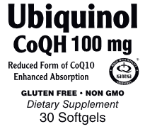 Ubiquinol CoQH 100 mg Softgels