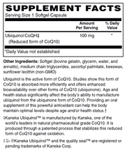 Ubiquinol CoQH 100 mg Softgels