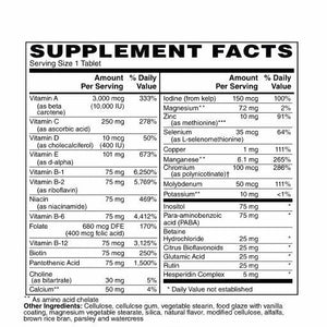 Vita-Min 75 Iron Free Tablets