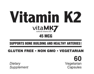 Vitamin K 45 mcg Vegetarian Capsules