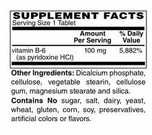 Vitamin B-6 100 mg Tablets
