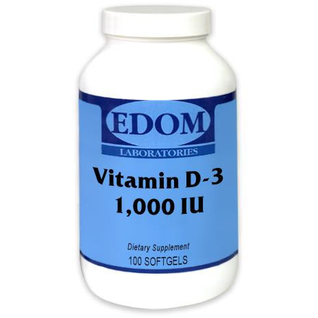 Vitamin D-3 1,000 IU Softgels
