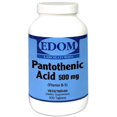 Pantothenic Acid 500 mg Tablets