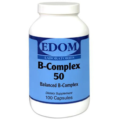 Vitamin B Complex 50 mg contains 11 individual B vitamins which work in a synergistic together to provide powerful nutritional support to your entire body.* High Potency Balanced B-Complex. B-Vitamins are vital to our lives. Their functions cover a wide spectrum which include aiding in blood cell formation, normal functioning of the nervous system, carbohydrate, protein and fat metabolism, energy production and helping combat the impact of stress.