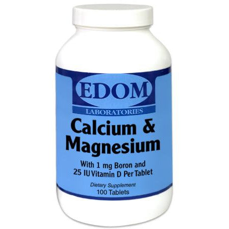 Calcium 500 mg & Magnesium 250 mg with 1 mg Boron and 25 iu Vitamin D per tablet. Calcium and magnesium are essential for bone health. Boron and vitamin D are added to help absorption.