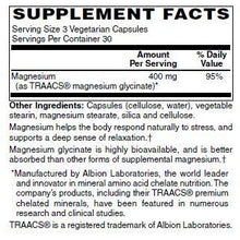 Magnesium Glycinate 400 mg Formula