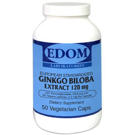 Ginkgo Biloba Extract 120 mg - An excellent antioxidant to help improve memory and brain health. Along with flavoneglycosides and terpene lactones, our ginkgo provides 0.8% Ginkgolide B and other Ginkgolide and Bilobalide constituents in their synergistic ratiosAlong with flavoneglycosides and terpene lactones, our ginkgo provides 0.8% Ginkgolide B and other Ginkgolide and Bilobalide constituents in their synergistic ratios An excellent antioxidant that helps support brain and memory function.