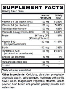B Complex 100 mg  -  Vegetarian Tablets