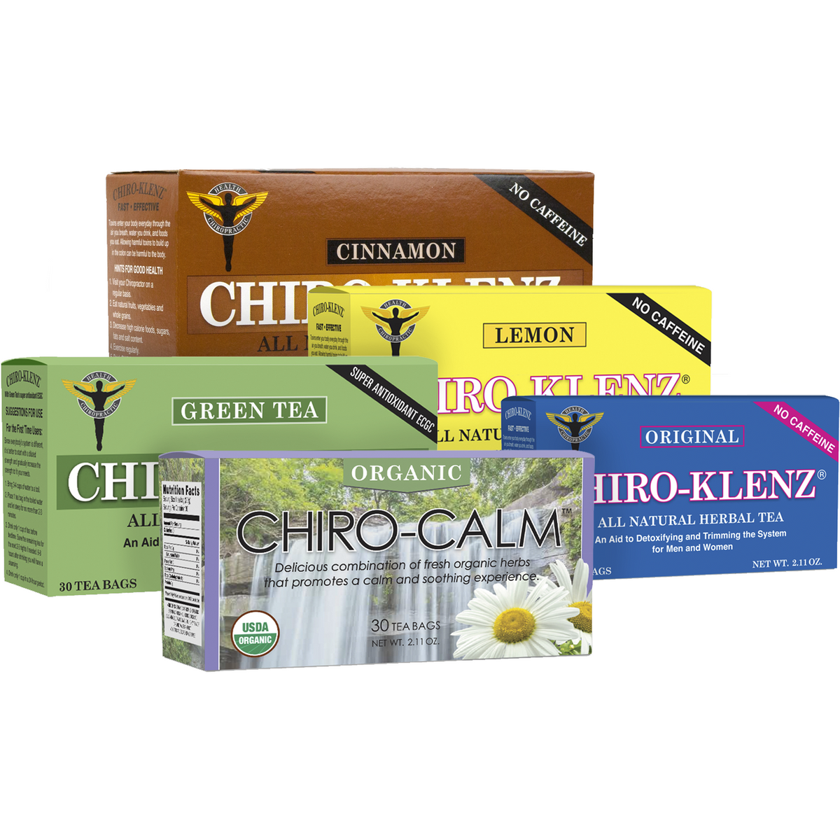 Glenz Tea Chiro‑Klenz & Organic Chiro‑Calm Bundle | Detox & Relaxation – Edom ...