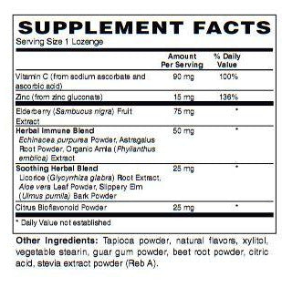 Elderberry Zinc Lozenge