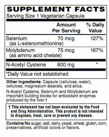 NAC 600 Plus Vegetarian Capsules