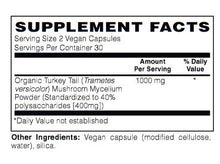 Organic TURKEY TAIL MUSHROOM 500 mg Vegetarian Capsules